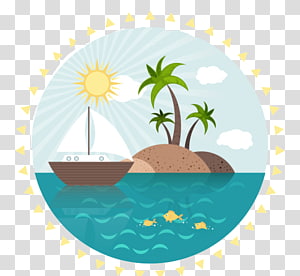 blue island transparent background PNG clipart thumbnail
