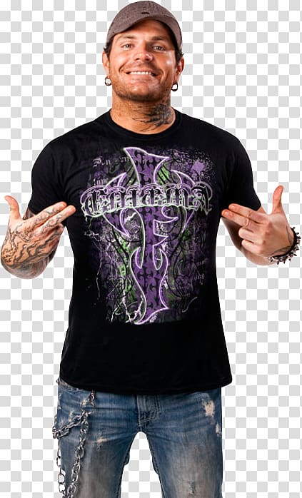 Jeff Hardy T-shirt Impact! Clothing Impact Wrestling, jeff hardy transparent background PNG clipart