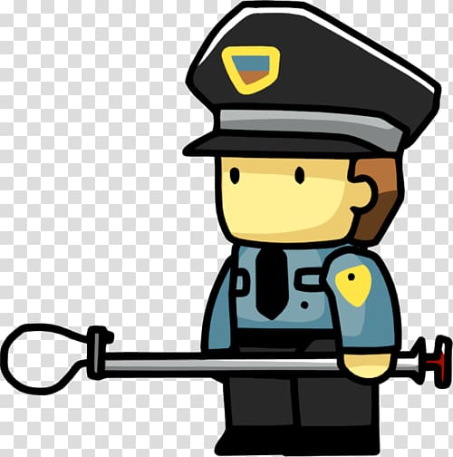 Scribblenauts Security guard Prison officer Police officer, Police dog transparent background PNG clipart