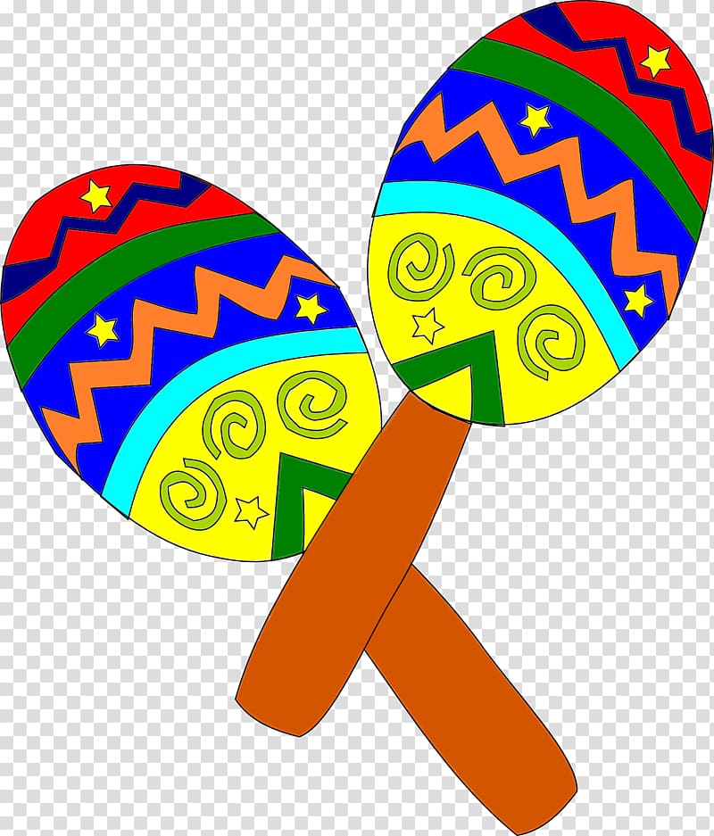 Maraca Musical instrument , Colorful table tennis racket transparent background PNG clipart