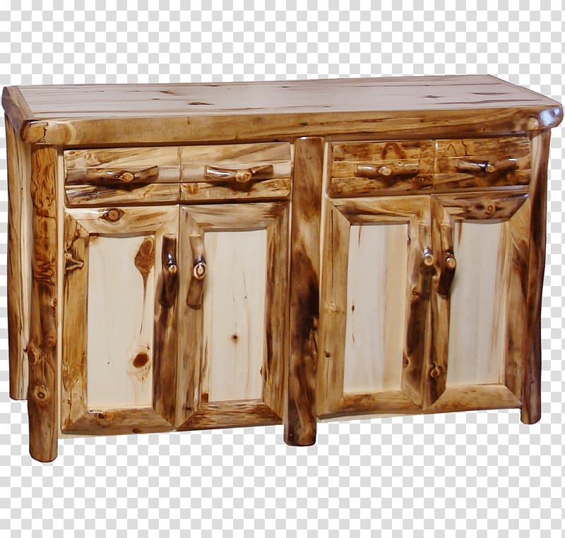 Buffets & Sideboards Table Hutch Furniture Drawer, log tables transparent background PNG clipart