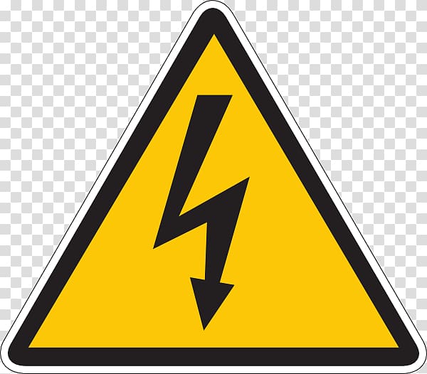 Electricity Electric arc Warning sign High voltage, electric transparent background PNG clipart