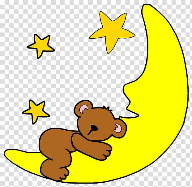 Moon Cartoon Drawing , sleeping baby transparent background PNG clipart