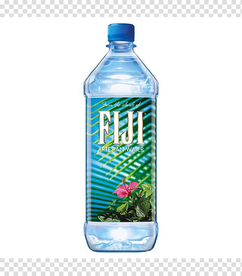 Fiji Water Bottled water Wine, mineral water transparent background PNG clipart