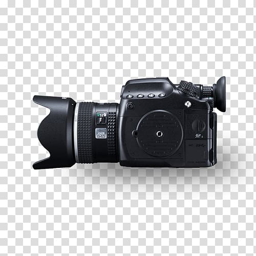 Digital SLR Pentax 645Z Camera lens Pentax 645D Medium format, camera lens transparent background PNG clipart
