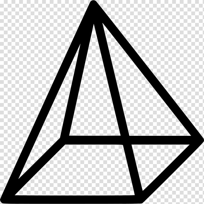 Tetrahedron Geometry Triangle Shape, triangle transparent background PNG clipart