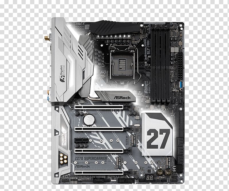 Intel LGA 1151 Motherboard ASRock Z270 Pro4, intel transparent background PNG clipart