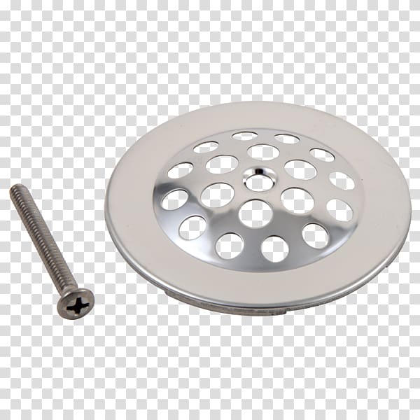 Tap Stainless steel strainer Drain Screw Bathtub, screw transparent background PNG clipart