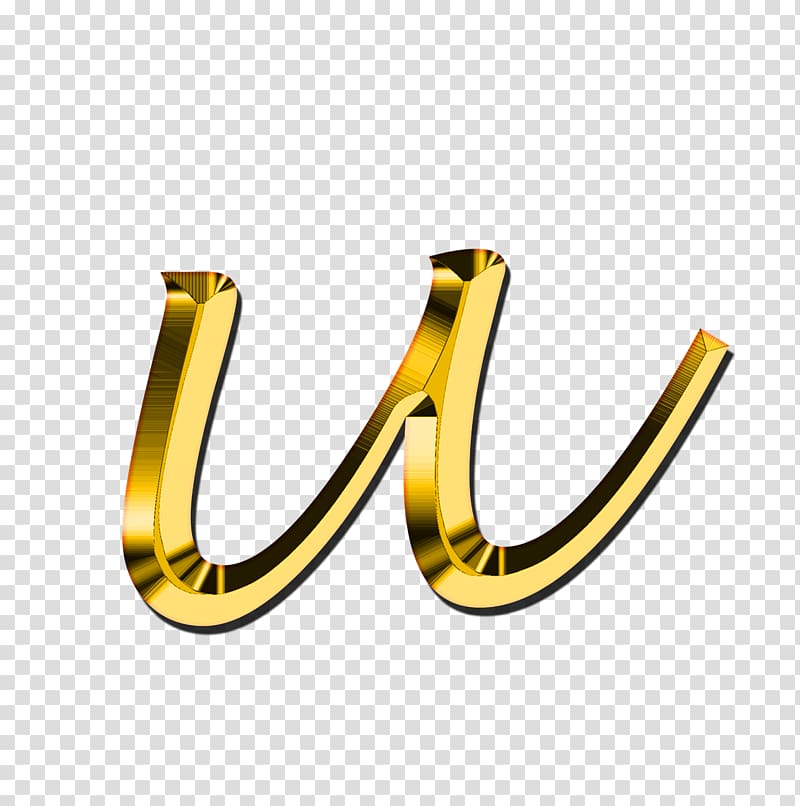 w letter , Small Letter U transparent background PNG clipart