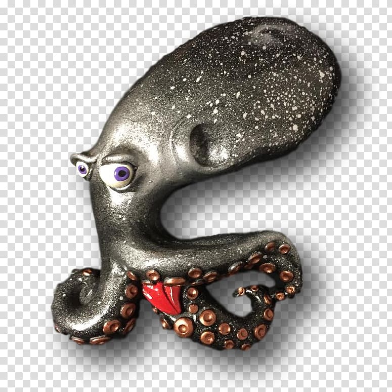 Octopus Marine invertebrates Cephalopod Body Jewellery, hand-painted menu transparent background PNG clipart