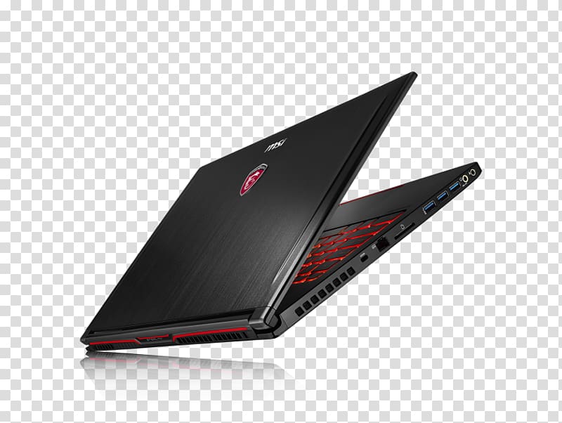 Laptop Intel MSI, Gaming GS63VR 7rf(stealth Pro 4K)-250ES 2,8 GHz i7-7700hq 15,6 3840 x 2160Pixel Nero MSI GS63 Stealth Pro, Laptop transparent background PNG clipart