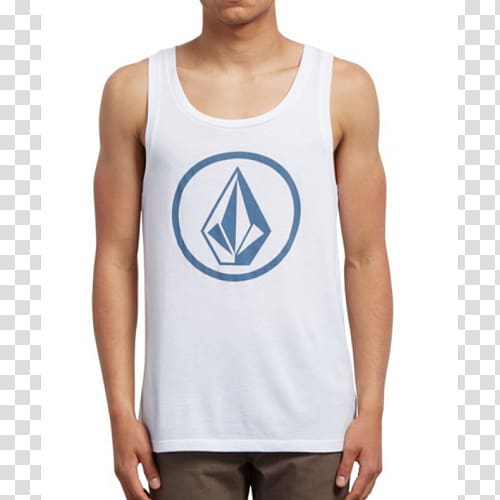 T-shirt Sleeveless shirt Gilets Volcom, T-shirt transparent background PNG clipart