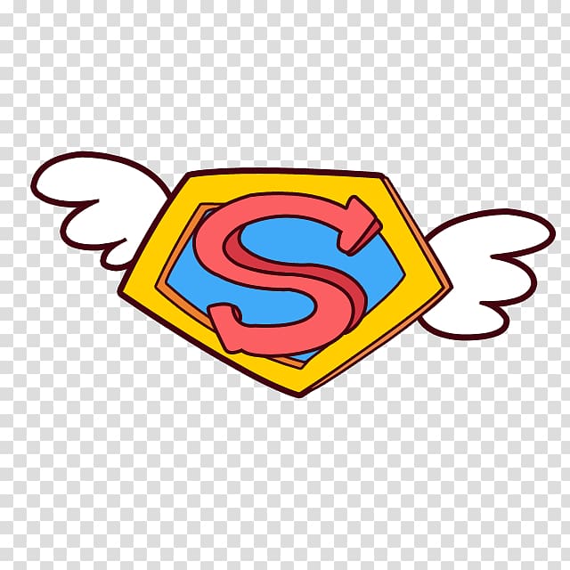 Clark Kent Superman logo, Floating cartoon Superman transparent background PNG clipart