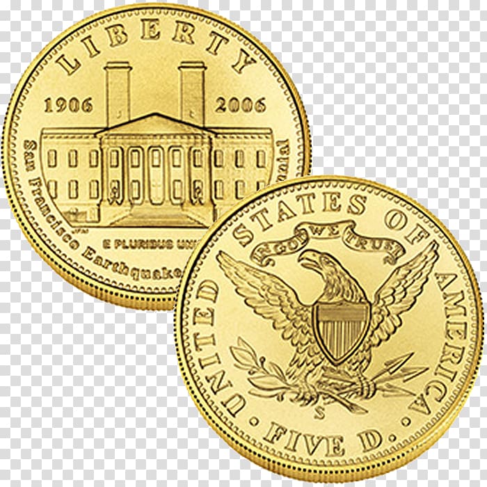 Coin Gold Monnaie de Paris Numismatics Ducat, Coin transparent background PNG clipart