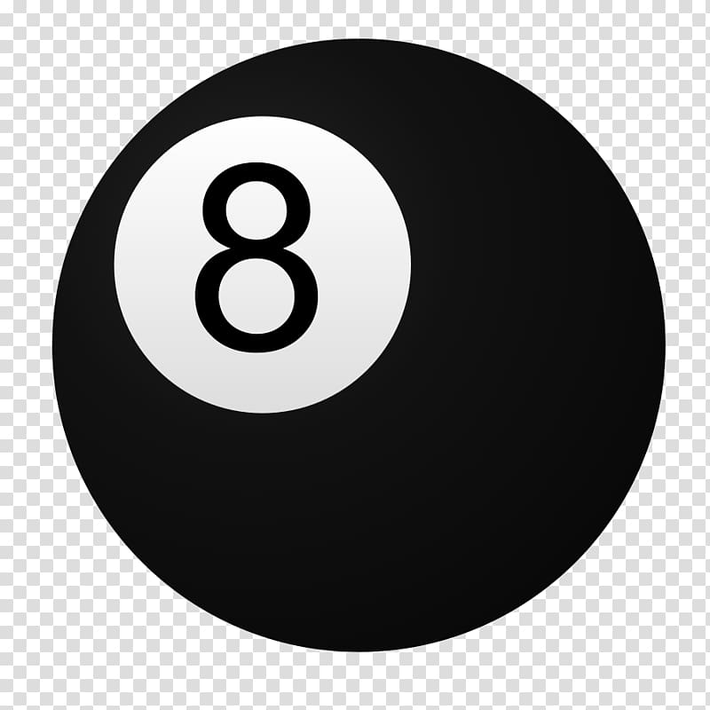 Magic 8-Ball 8 Ball Pool Eight-ball Billiard ball , Graphic Bowling Balls transparent background PNG clipart