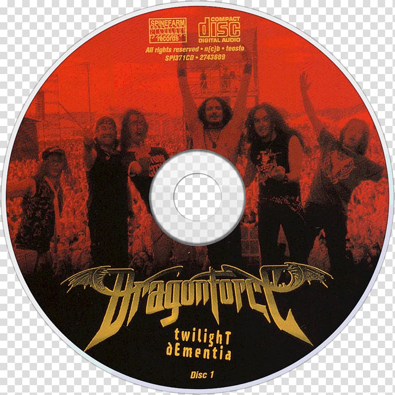 DragonForce Twilight Dementia Inhuman Rampage Album cover, Dragonforce transparent background PNG clipart
