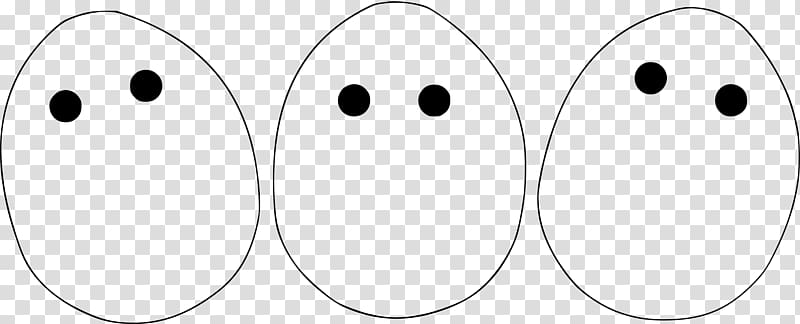 Smiley Facial expression Face Line art, three transparent background PNG clipart
