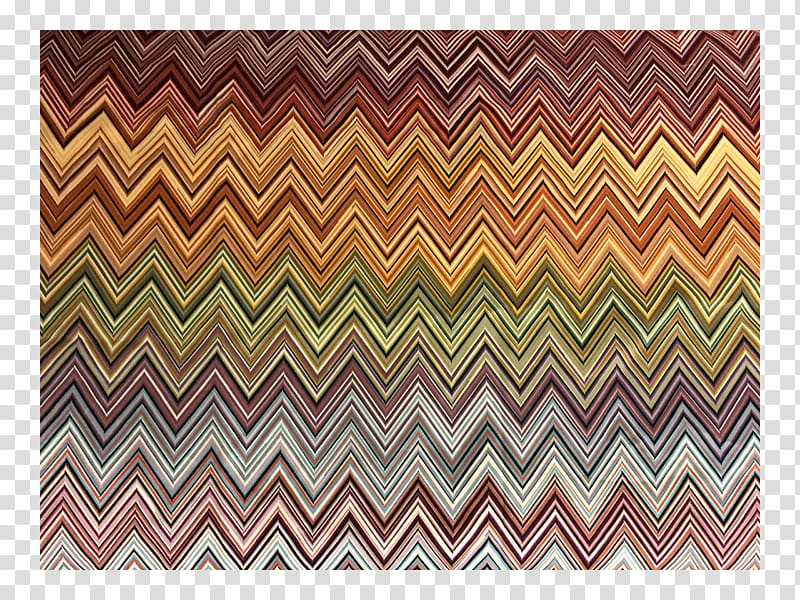 Missoni Textile Zigzag Colors, zigzag stripes set transparent background PNG clipart