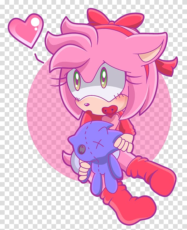 baby amy rose the hedgehog
