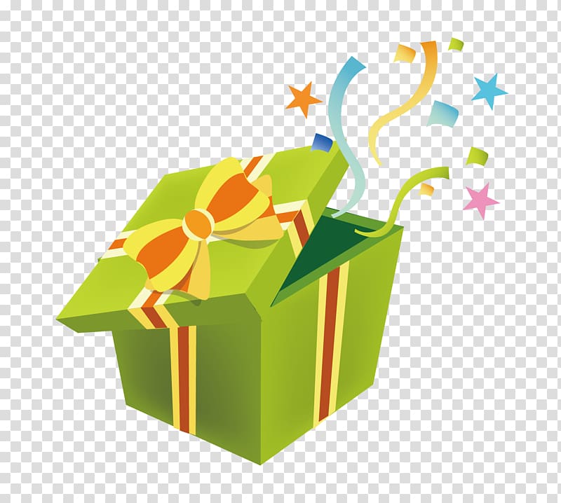 Box Gift Designer Packaging and labeling, open box courtesy transparent background PNG clipart