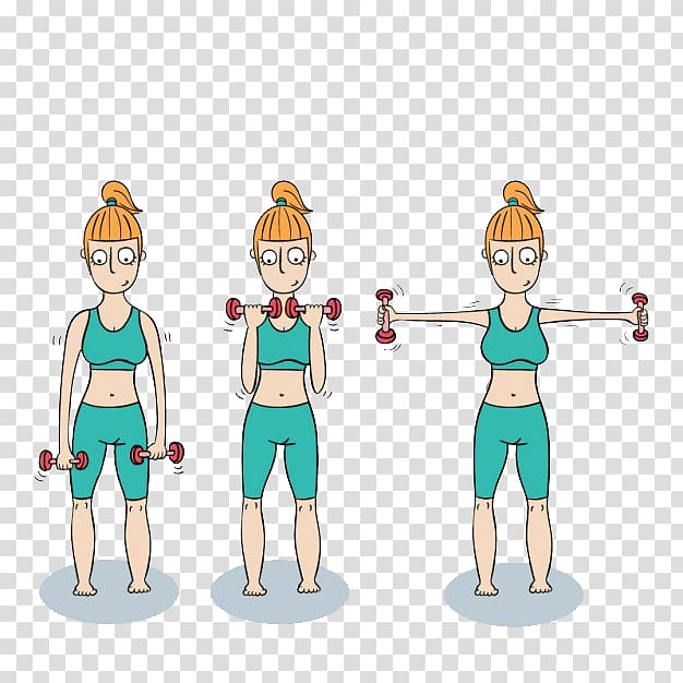 Euclidean Sport, Fitness girl transparent background PNG clipart