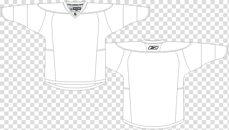 T-shirt White Glass Pattern, Jersey Template transparent background PNG clipart