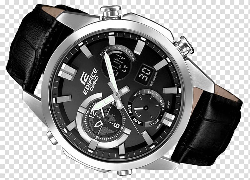 Watch strap Casio Edifice Clock, watch transparent background PNG clipart