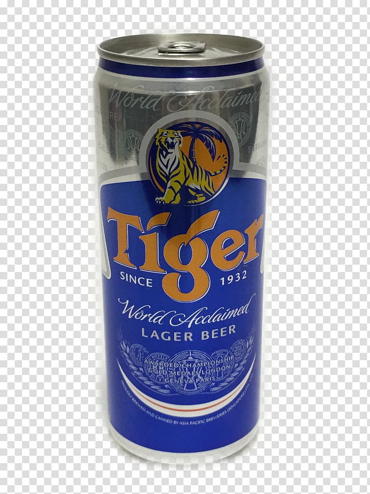 Beer Lager Heineken Asia Pacific Pilsner Aluminum can, Tiger beer transparent background PNG clipart