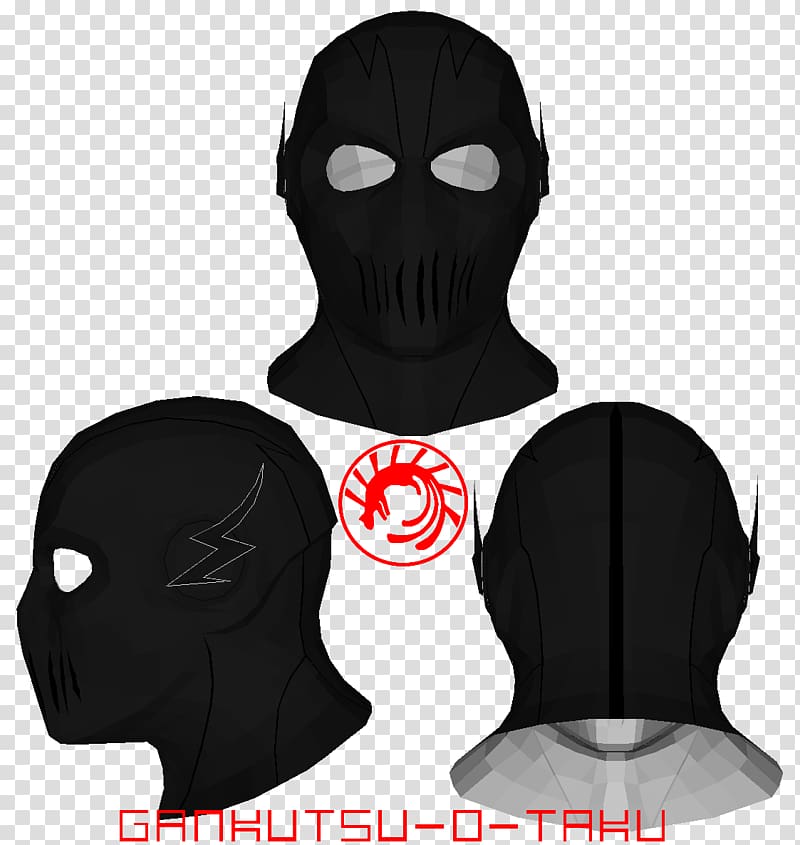 Eobard Thawne Paper model Flash Balaclava Blue Beetle, Flash transparent background PNG clipart