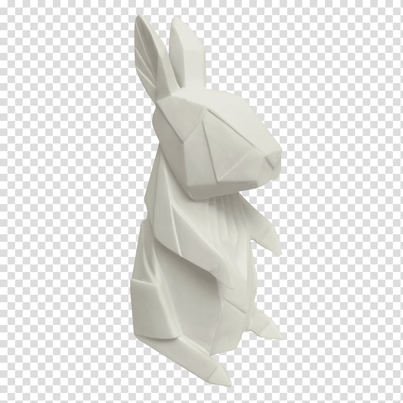 Origami White Rabbit Crane Paper, origami ribbon transparent background PNG clipart