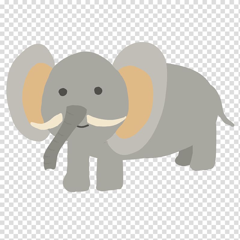 Indian elephant African elephant Rhinoceros , design transparent background PNG clipart
