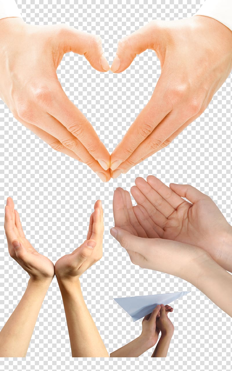 Hand Gesture Heart, gesture transparent background PNG clipart