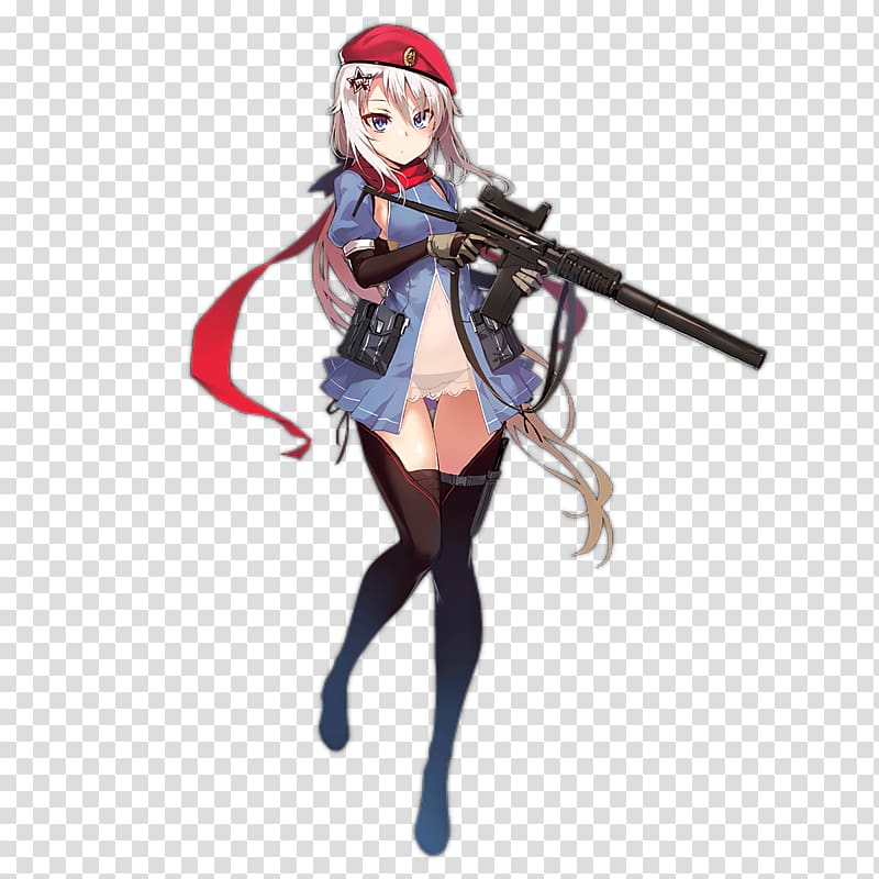 Girls\' Frontline 9A-91 Rifle Weapon FN FAL, weapon transparent background PNG clipart