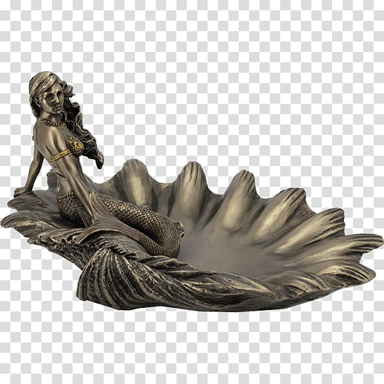 Figurine Sculpture Ariel Mermaid Statue, Mermaid transparent background PNG clipart
