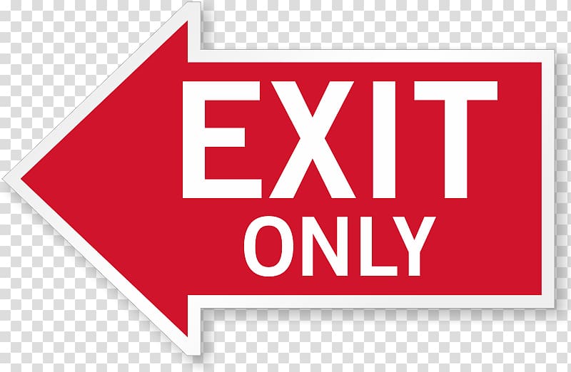 Exit sign Emergency exit Fire escape Arrow, Arrow transparent background PNG clipart