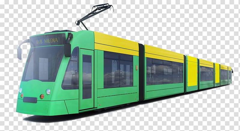 Tram transparent background PNG clipart