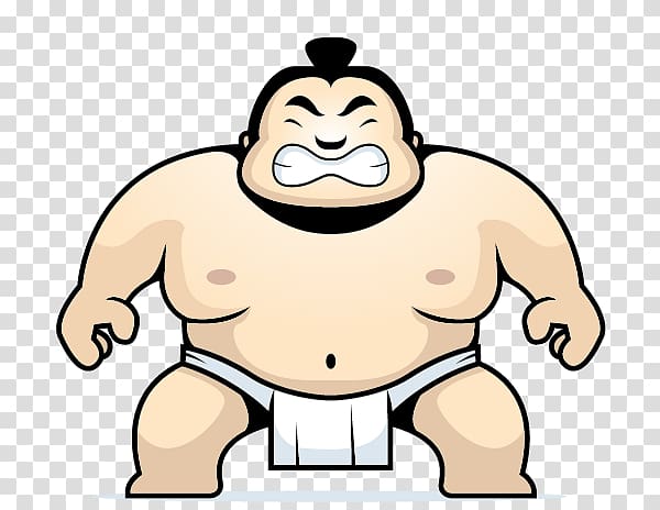 Sumo Wrestling Cartoon, Sumo transparent background PNG clipart