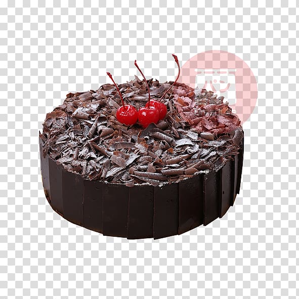 Chocolate cake Black Forest gateau Sachertorte Chocolate brownie Tortita negra, Dark Forest transparent background PNG clipart