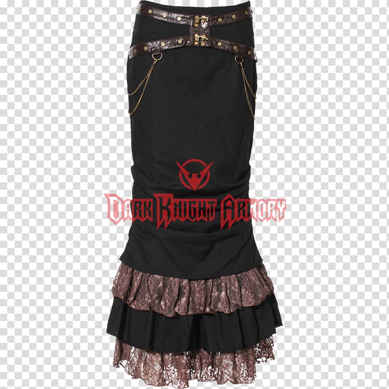 Victorian era Steampunk fashion Skirt Gothic fashion, long skirt transparent background PNG clipart