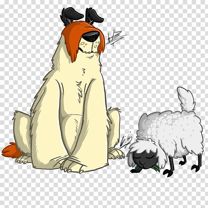 Ralph Wolf and Sam Sheepdog Old English Sheepdog Sheep, Dog \'n\' Wolf Looney Tunes Animated cartoon, Old English Sheepdog transparent background PNG clipart