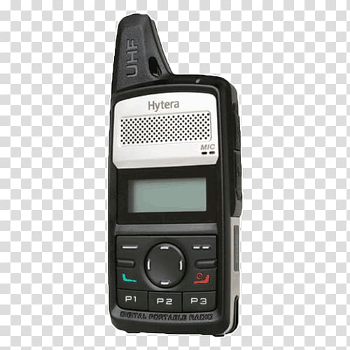 Digital mobile radio Two-way radio Walkie-talkie Hytera, radio transparent background PNG clipart