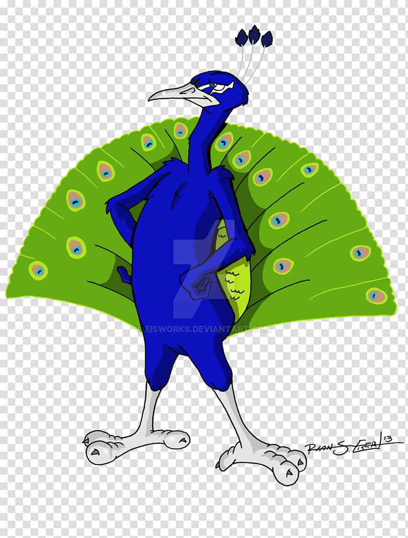 peacock cartoon clip art