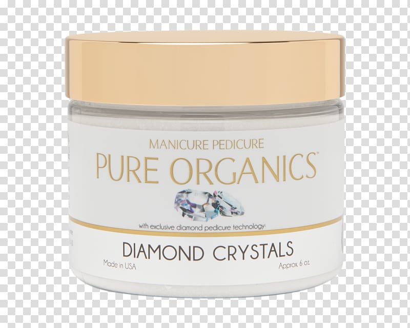 Cream Pure Organic Diamond Crystal Product, natural spa supplies transparent background PNG clipart