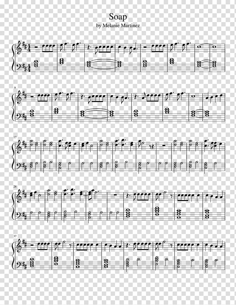 Anakin Skywalker The Imperial March Sheet Music Piano Transcription, sheet music transparent background PNG clipart