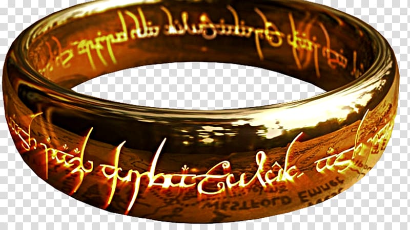 The Lord of the Rings ring illustration, Sauron The Lord of the Rings One Ring Frodo Baggins The Fellowship of the Ring, lord of the rings transparent background PNG clipart