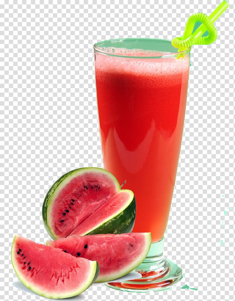 Watermelon Smoothie Cup with Straw - Free Download Images High