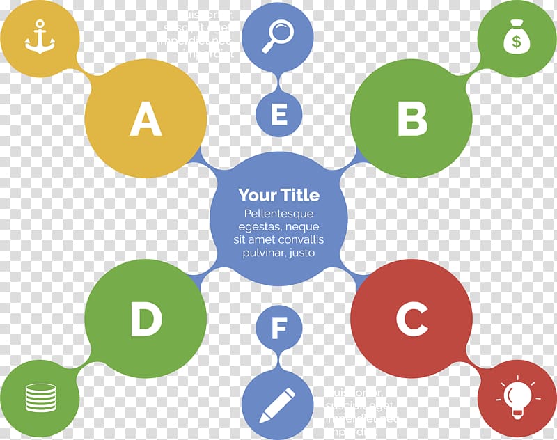 Infographic Diagram Chart Template, Color circle information chart transparent background PNG clipart