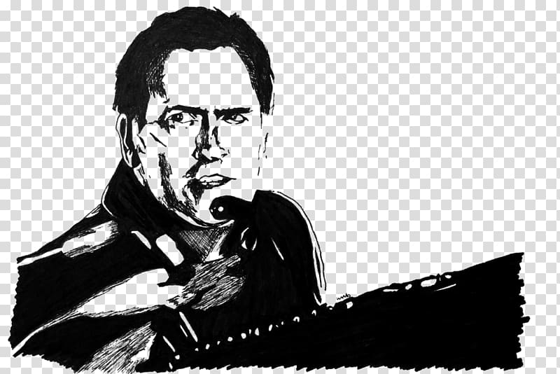 Bruce Campbell Ash vs Evil Dead Ash Williams Evil Dead film series Drawing, Ash Vs Evil Dead transparent background PNG clipart