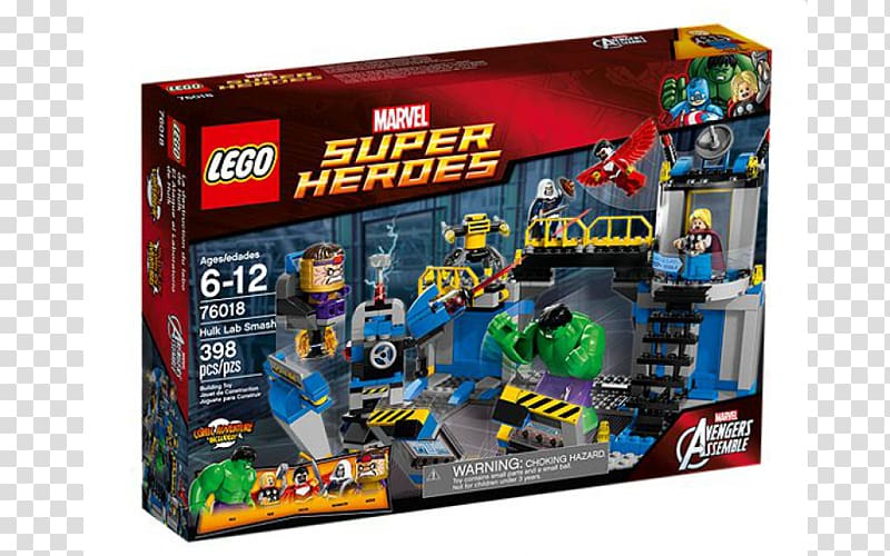 Lego Marvel Super Heroes Hulk Falcon MODOK Lego Marvel\'s Avengers, Hulk Smash transparent background PNG clipart
