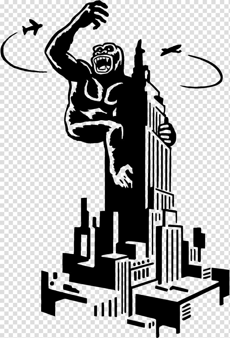 King Kong Ape Drawing, king kong transparent background PNG clipart